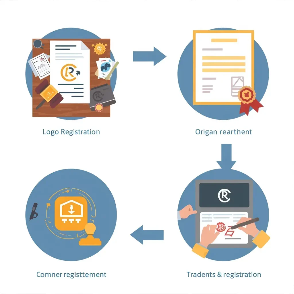 مراحل ثبت لوگو